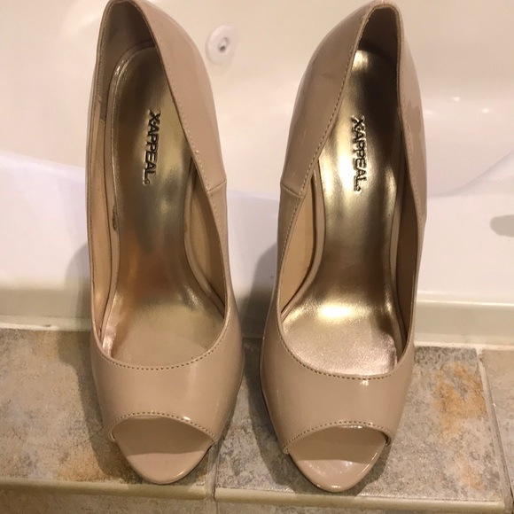 x-appeal | Shoes | Xappeal Nude Heel | Poshmark